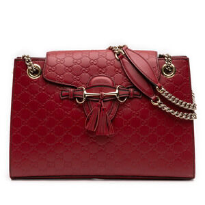 Pre-Loved Gucci Large Guccissima Emily Shoulder Bag